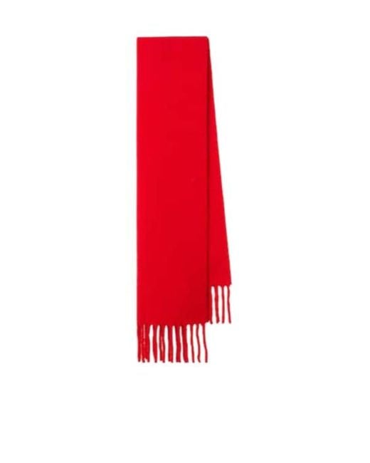 Totême  Red Alpaca-Blend Scarf