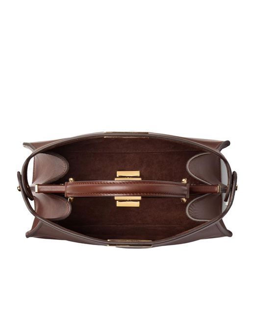 Fendi Brown Peekaboo Iseeu Small Tote Bag