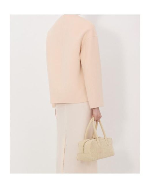 Loulou de Saison Pink Maara Asymmetric Collarless Jacket