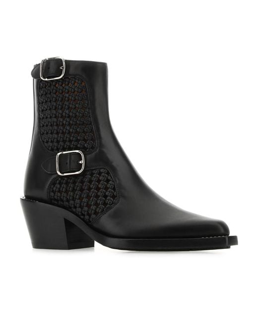 Chloé Black Chloé Nellie Heeled Ankle Boots