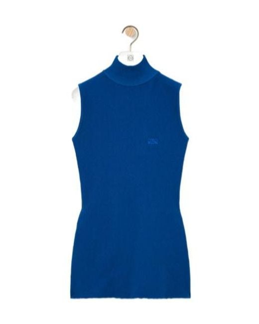 Loewe Blue Sleeveless Top