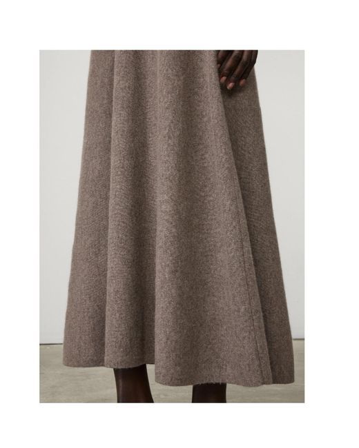 Lisa Yang Brown Flared Skirt