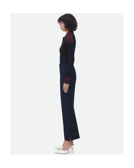 Bottega Veneta Blue Slim-Fit Pants
