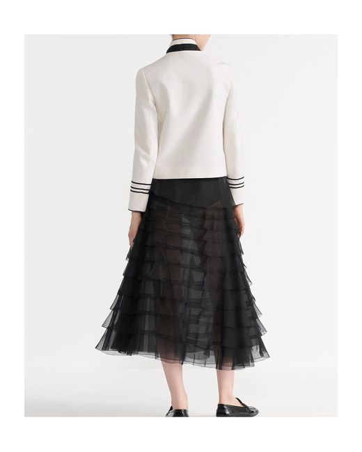 Dior White Cropped Jacket
