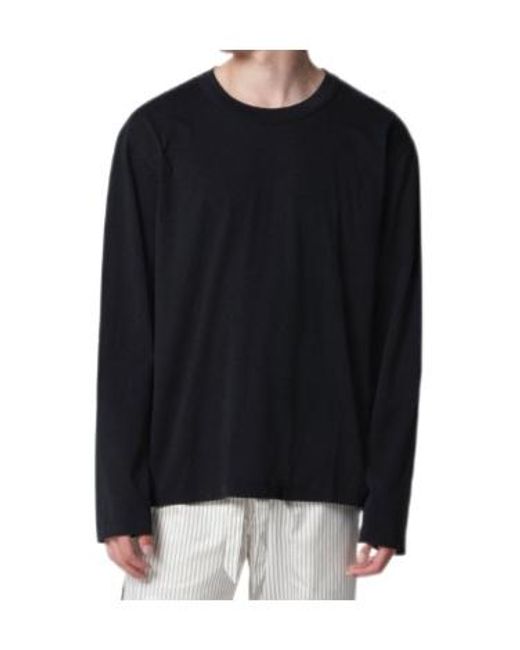 Tekla Blue Long-Sleeved T-Shirt for men