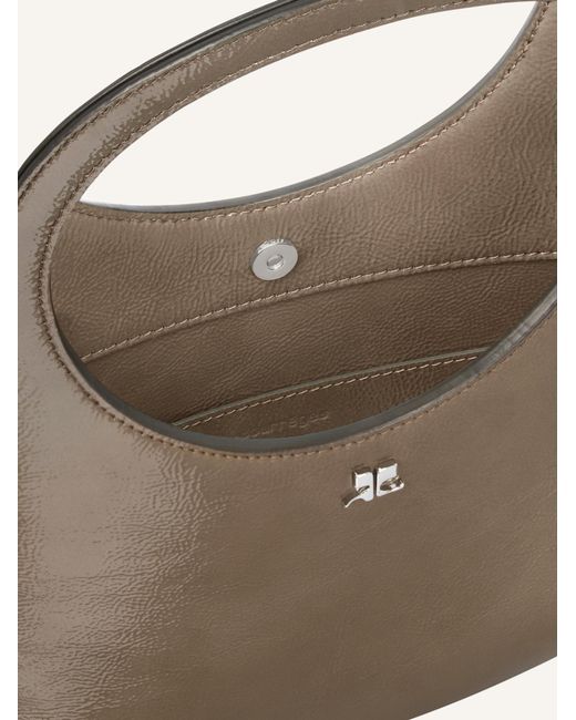Courreges Gray Courrèges Holy Naplack Zipped Tote Bag