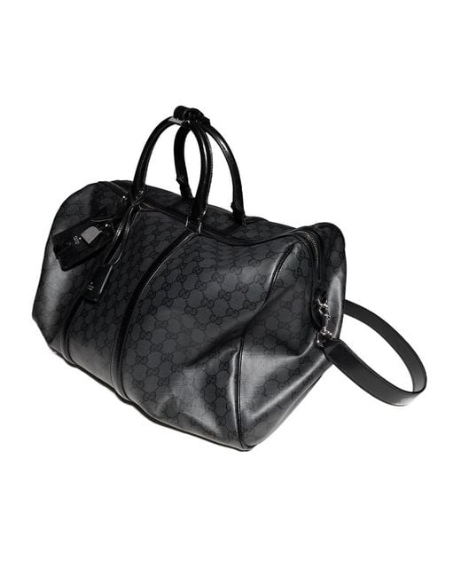Gucci Black Essence Classic Medium Duffle Bag for men
