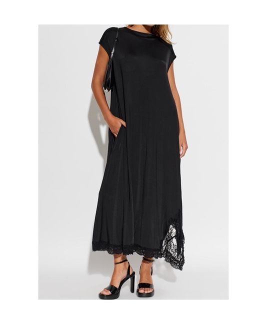 Vetements Black Short-Sleeved Dress