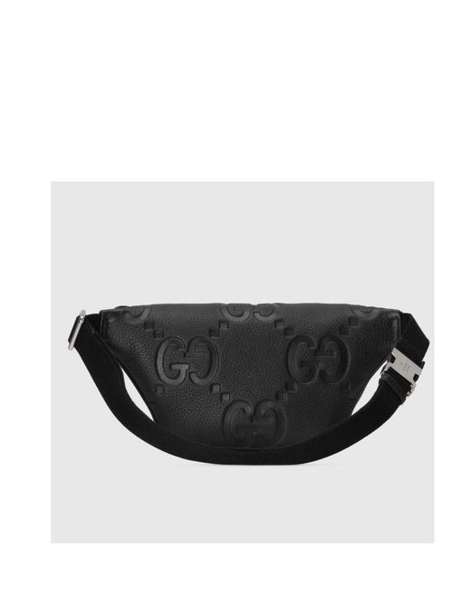 Gucci Black Jumbo Gg Small Belt Bag for men