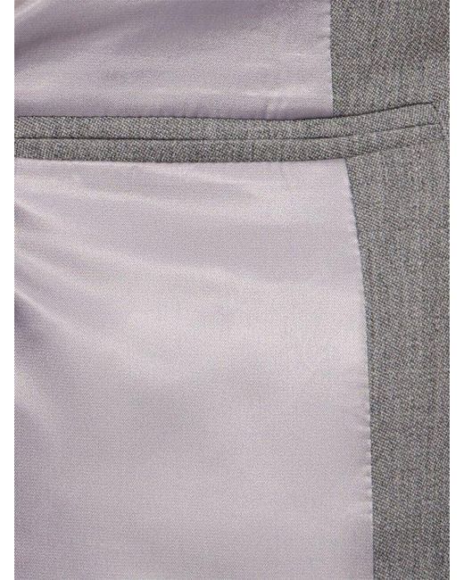 Low Classic Gray Classic Wool Blend Blazer
