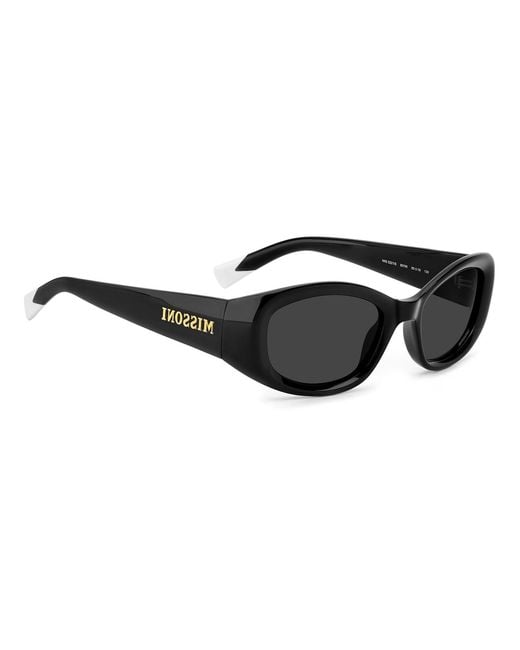 Missoni Black Logo Detail Sunglasses