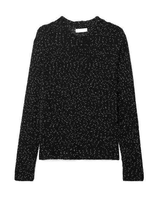 Gabriela Hearst Black Long-Sleeved Knitted Shirt