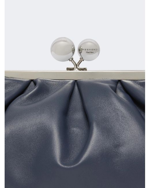 Weekend by Maxmara Blue Medium-Sized Pasticcino Shoulder Bag