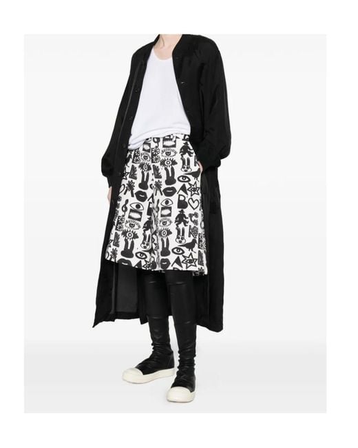 Comme des Garçons Black Belt Loop Shorts for men