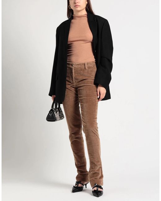 Dolce & Gabbana Brown Corduroy Skinny Pants
