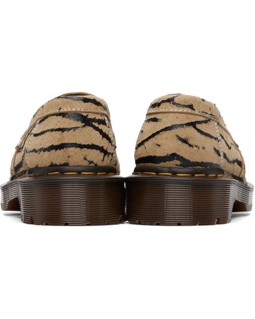 Dr. Martens Brown Delapre Penny Loafers for men