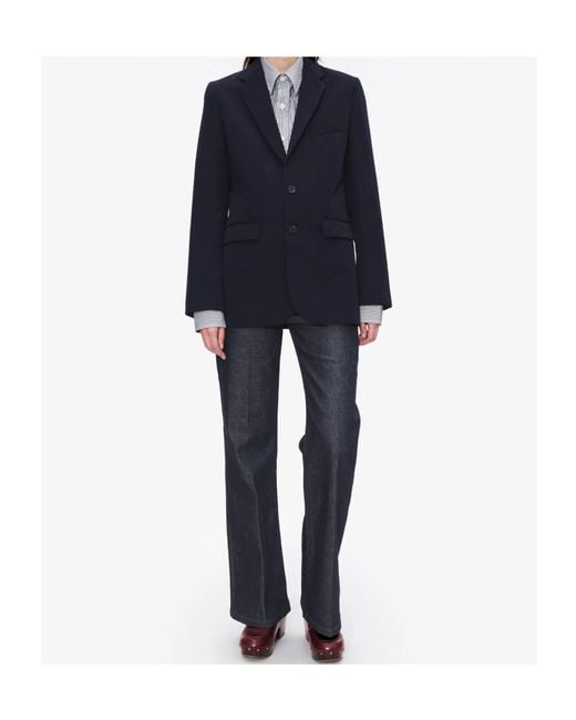 A.P.C. Blue Button Blazer