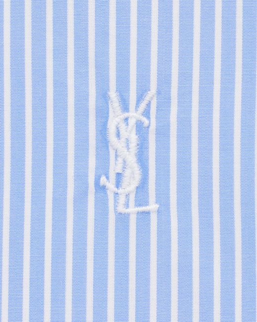 Saint Laurent Blue Cassandre Shirt