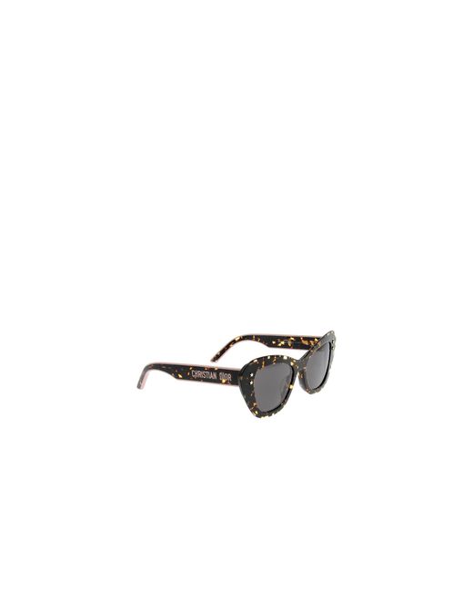 Dior White Eyewear Butterfly Frame Sunglasses