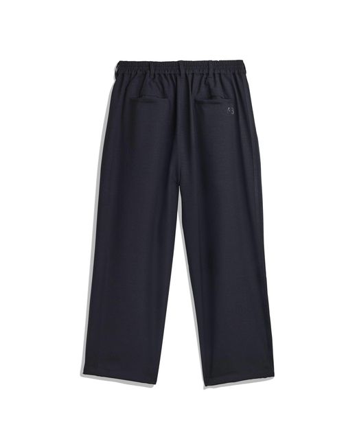 Y-3 Blue Comfy Split Hem Fleece Sports Sweatpants for men
