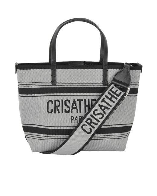 Crisathena Metallic Small Handle Shoulder Bag