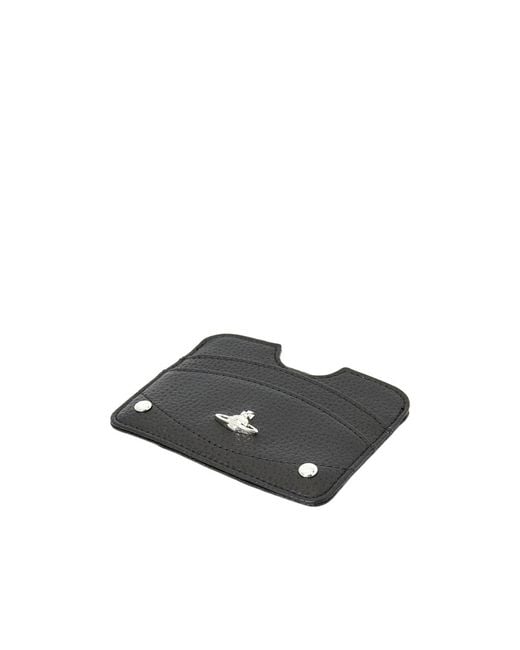 Vivienne Westwood Black Orb Logo Card Wallet