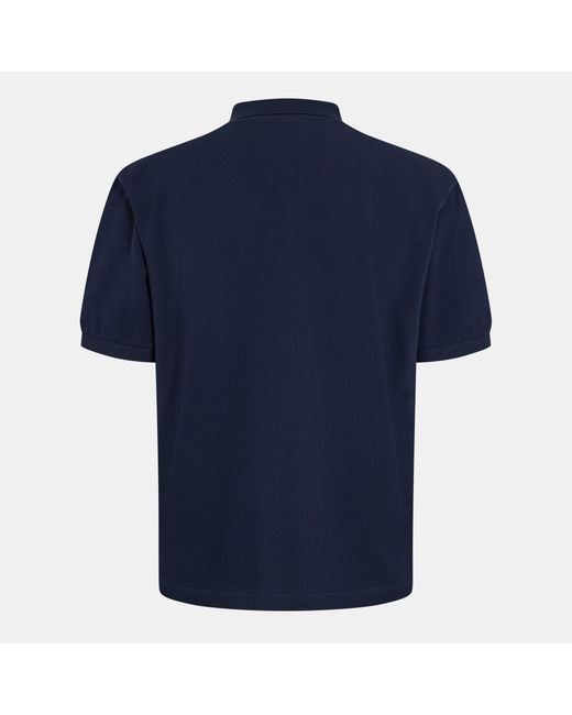 Miu Miu Blue Short-Sleeve Polo Shirt for men