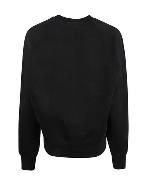 AMI Black Round-Neck Sweater