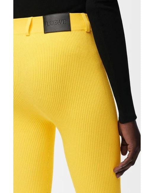 Loewe Yellow Leggings