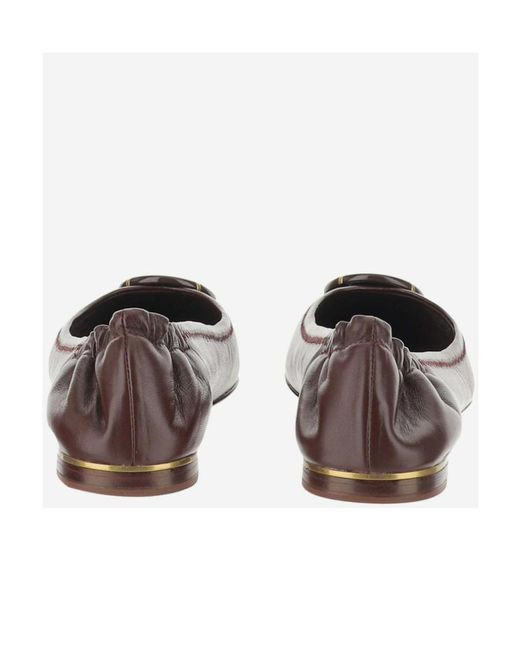 Tory Burch Brown Minnie Travel