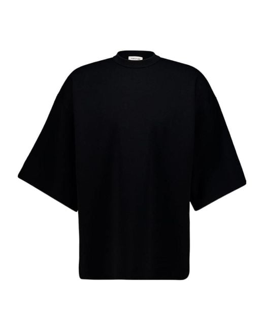 Fear Of God Black Wool-Knit Oversized T-Shirt for men