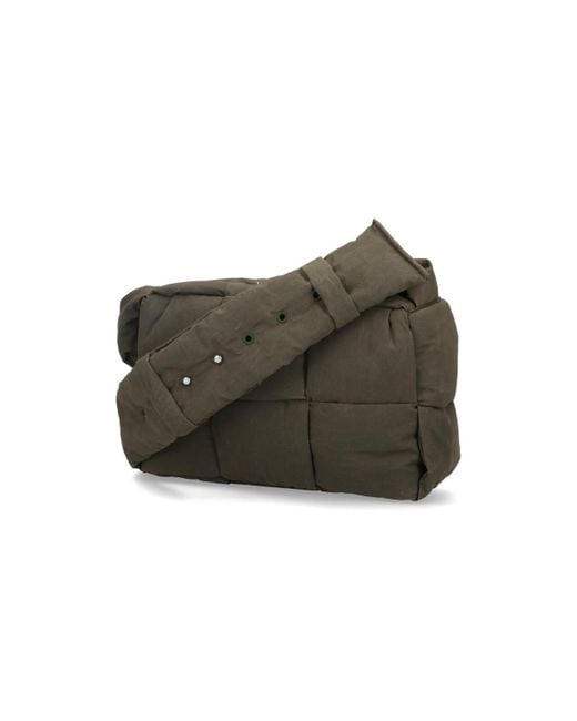Bottega Veneta Green Arco Padded Medium Camera Bag for men