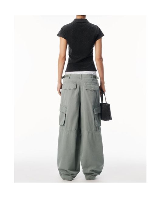 Alexander Wang Black Crystal-Embellished Polo Shirt