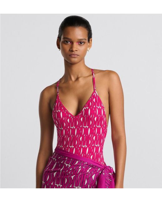 Dior Pink One-Piece Swimsuit