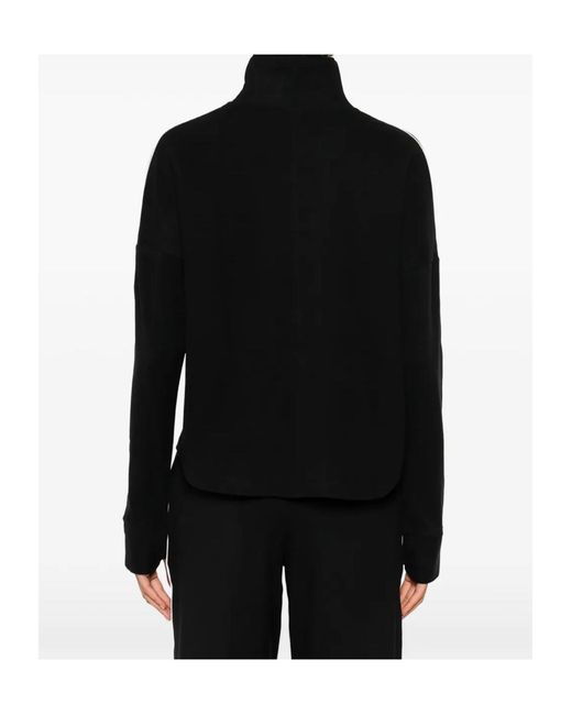 Varley Black High-Neck Sweatshirt