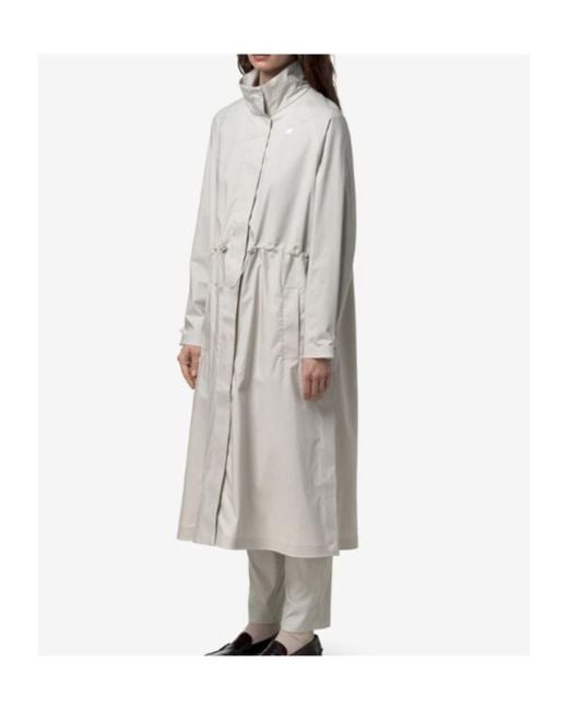 K-Way Gray Barbrein Cotton 3Layers Af