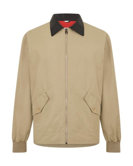 Givenchy Natural Jacket With Contrasting Collar for men