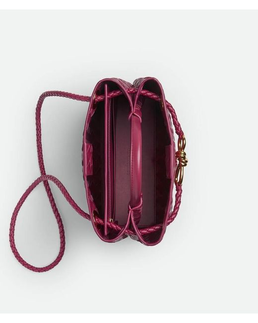 Bottega Veneta Pink Andiamo Small Tote Bag