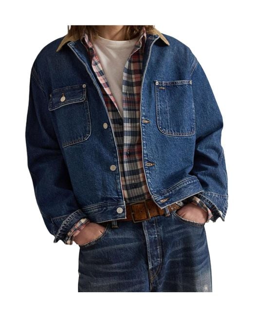 Polo Ralph Lauren Blue Corduroy Jacket for men