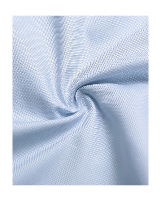 Zegna Blue Dress Business Long-Sleeved Shirt for men