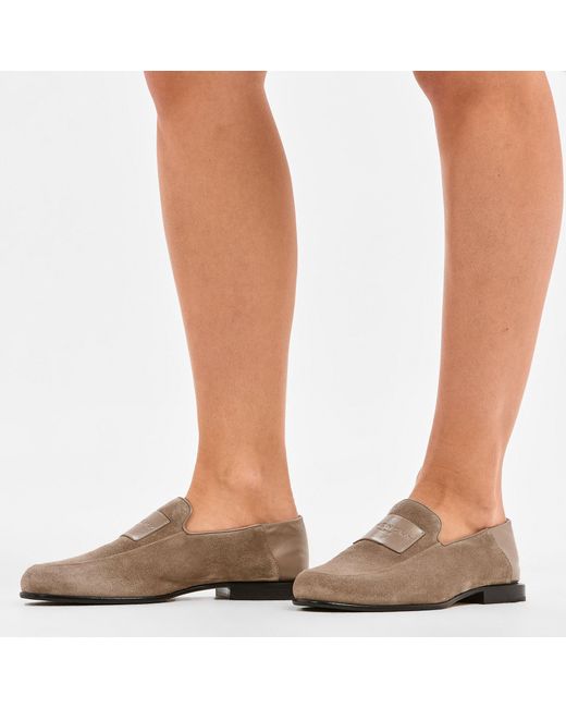 Givenchy Brown Giv Loafers
