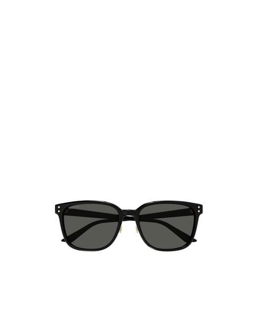 Gucci Black Eyewear Square Frame Sunglasses for men
