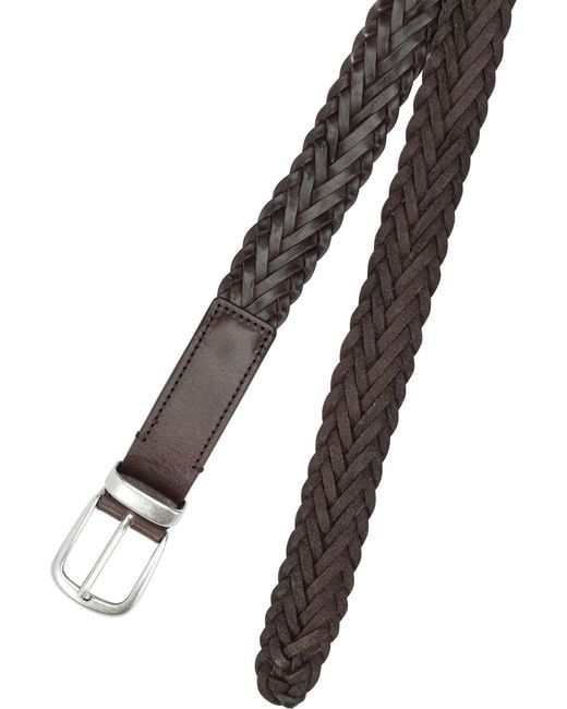 Officine Creative White 'Oc Strip' Leather Belt for men