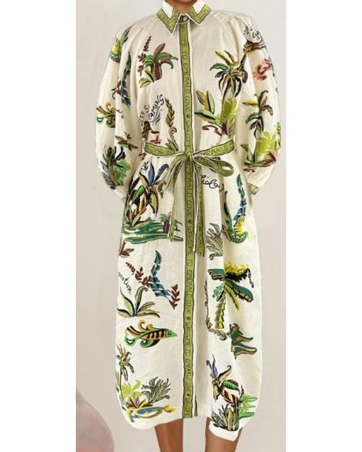 ALÉMAIS Natural Day Dream Midi Dress