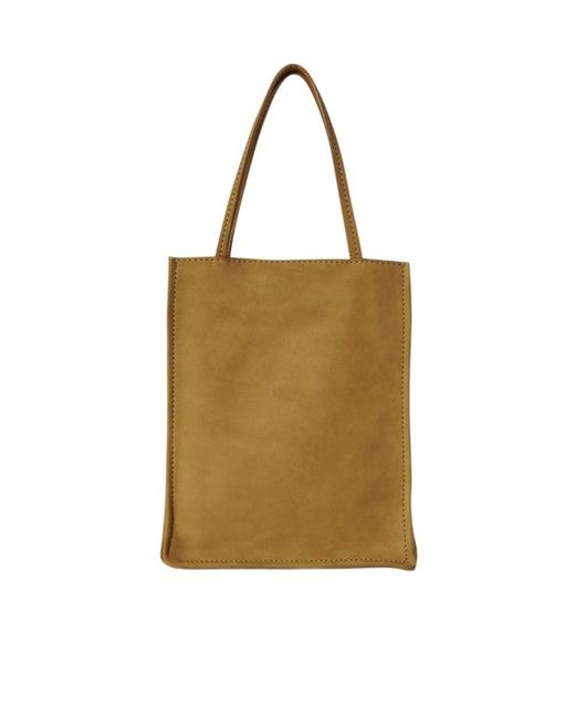 The Row Metallic Double-Handle Handbag
