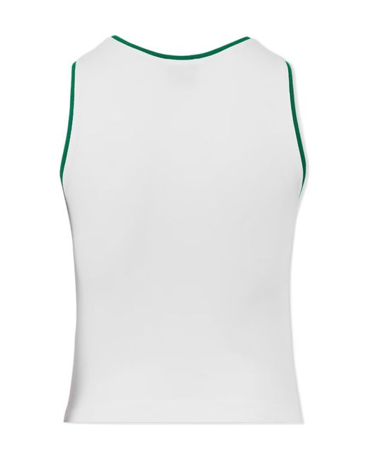 Casablanca White Logo Patch Vest