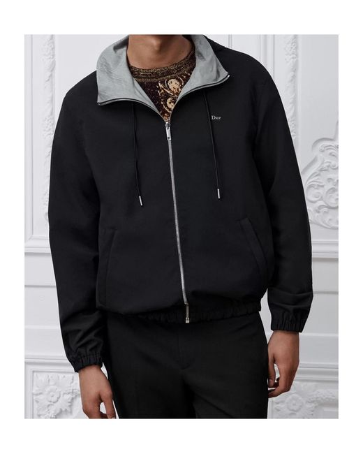 Dior Black Reversible Casual Jacket for men