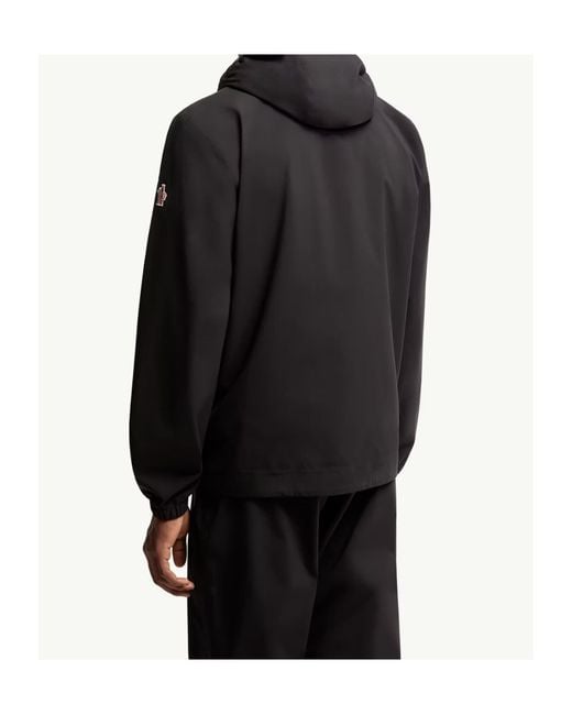 Moncler Blue Grenoble Shipton Hooded Shell Jacket for men