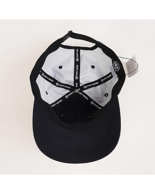 NANGA Black Aurora Tex Baseball Cap for men