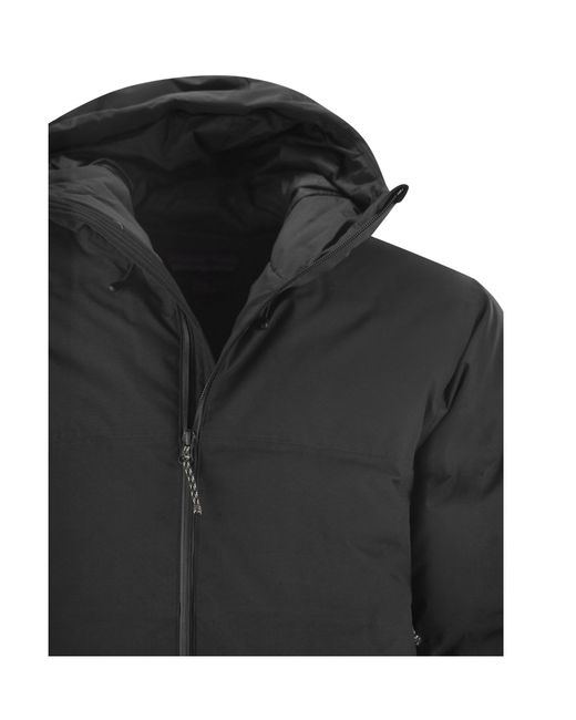 Patagonia Black Jackson Glacier Hooded Padded Parka for men